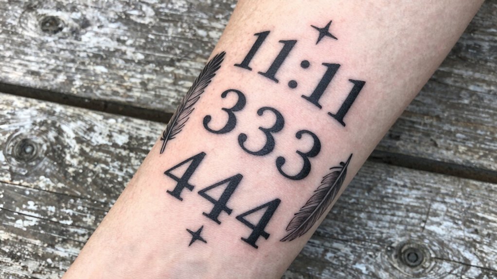 symbolic tattoos enhance angel numbers